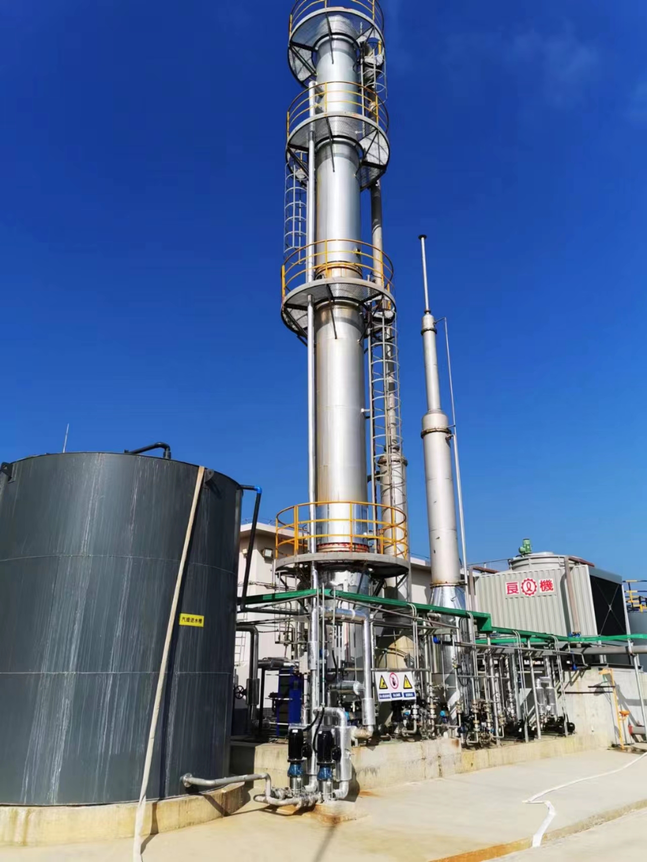 高效汽提精餾回收氨水系統